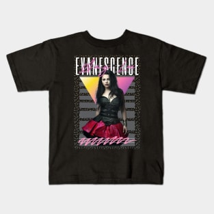 Amy Lee Retro Style Fan Art Kids T-Shirt